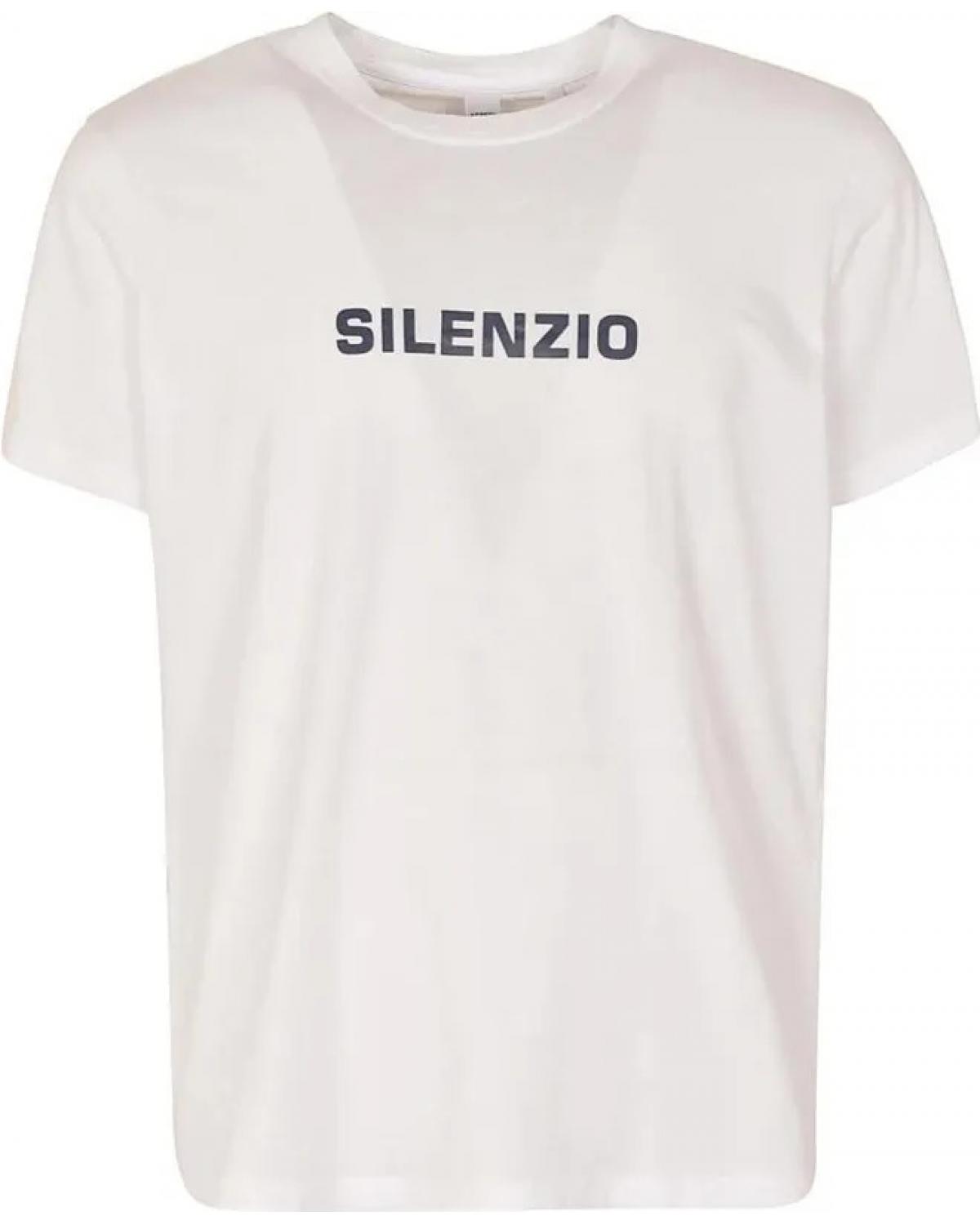 TEE SHIRT ASPESI SILENZIO BLANC