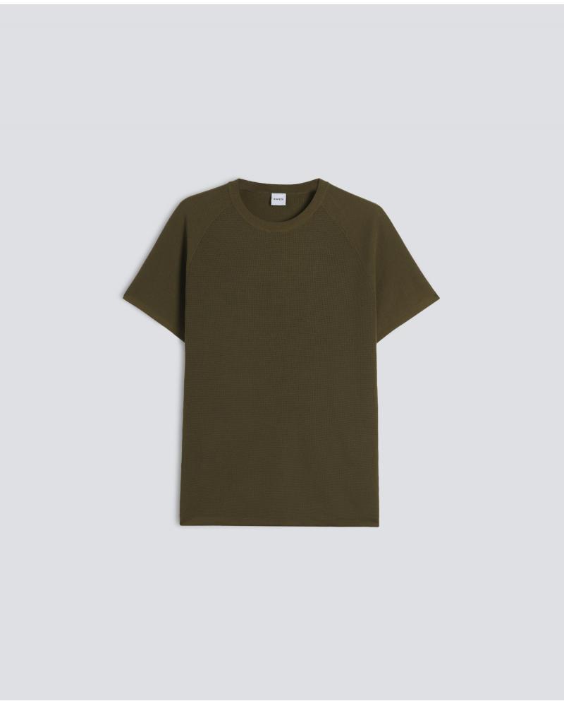 PULL ASPESI MANCHES COURTES VERT MILITAIRE