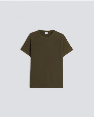 PULL ASPESI MANCHES COURTES VERT MILITAIRE