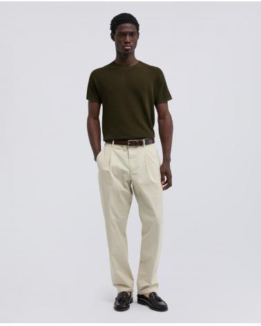 PULL ASPESI MANCHES COURTES VERT MILITAIRE