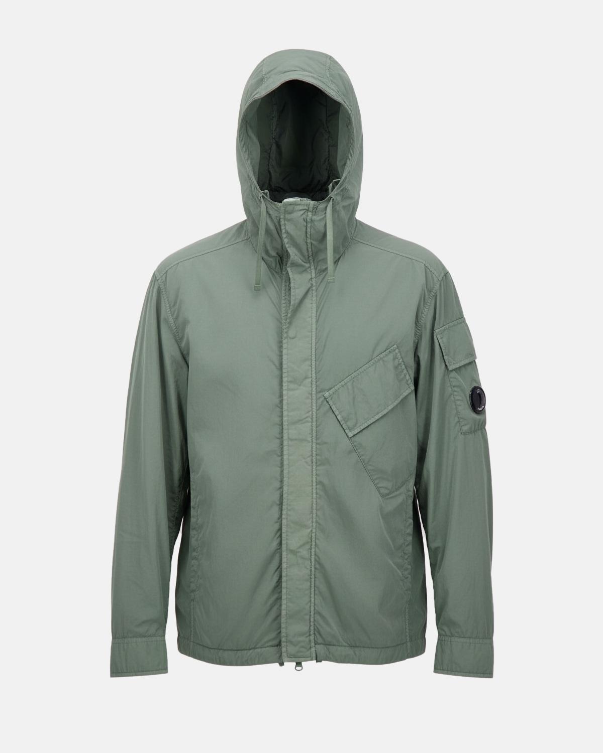 BLOUSON OVERSHIRT CP.COMPANY CHROME -R  HOODED  058 668  VERT