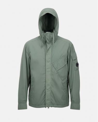BLOUSON OVERSHIRT CP.COMPANY CHROME -R  HOODED  058 668  VERT