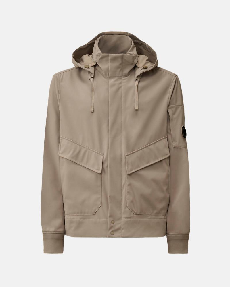 BLOUSON CP.COMPANY SHELL-R HOODED  W001A 904 GRIS CLAIR