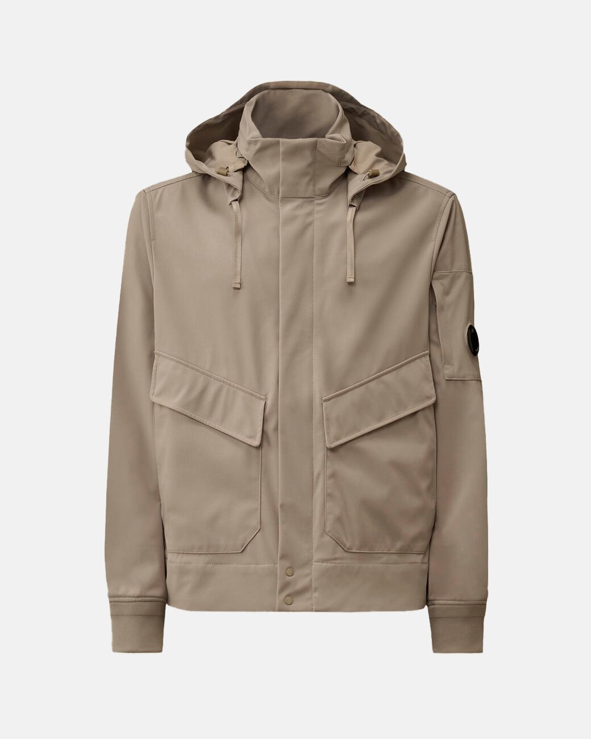 BLOUSON CP.COMPANY SHELL-R HOODED  W001A 904 GRIS CLAIR