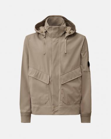BLOUSON CP.COMPANY SHELL-R HOODED  W001A 904 GRIS CLAIR