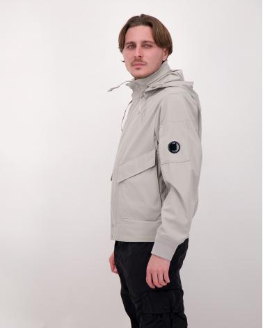 BLOUSON CP.COMPANY SHELL-R HOODED  W001A 904 GRIS CLAIR