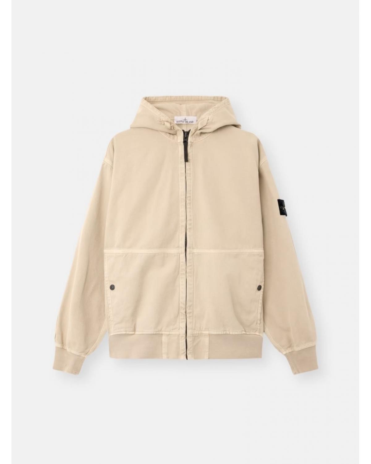 SWEAT HOODIESTONE ISLAND 6100068 019A DESERT IVOIRE