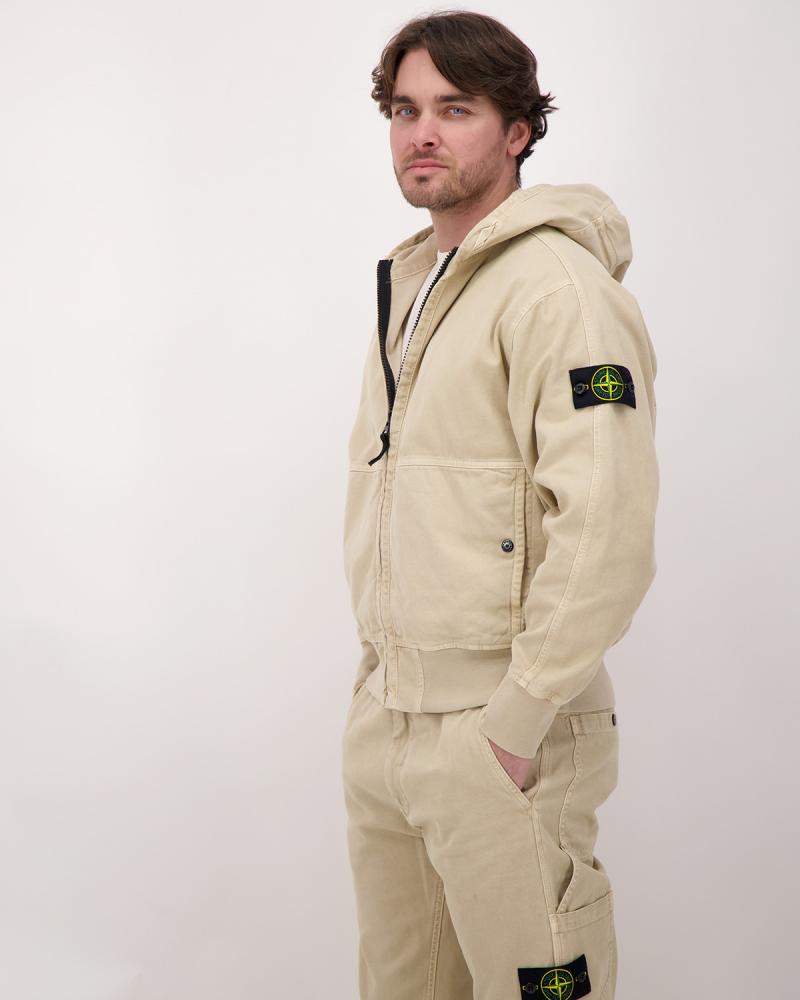 SWEAT HOODIESTONE ISLAND 6100068 019A DESERT IVOIRE