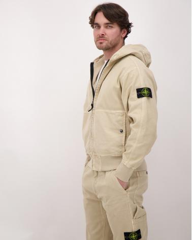 SWEAT HOODIESTONE ISLAND 6100068 019A DESERT IVOIRE