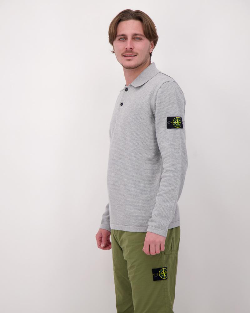 PULL POLO STONE ISLAND 5100024 0M61 GRIS 