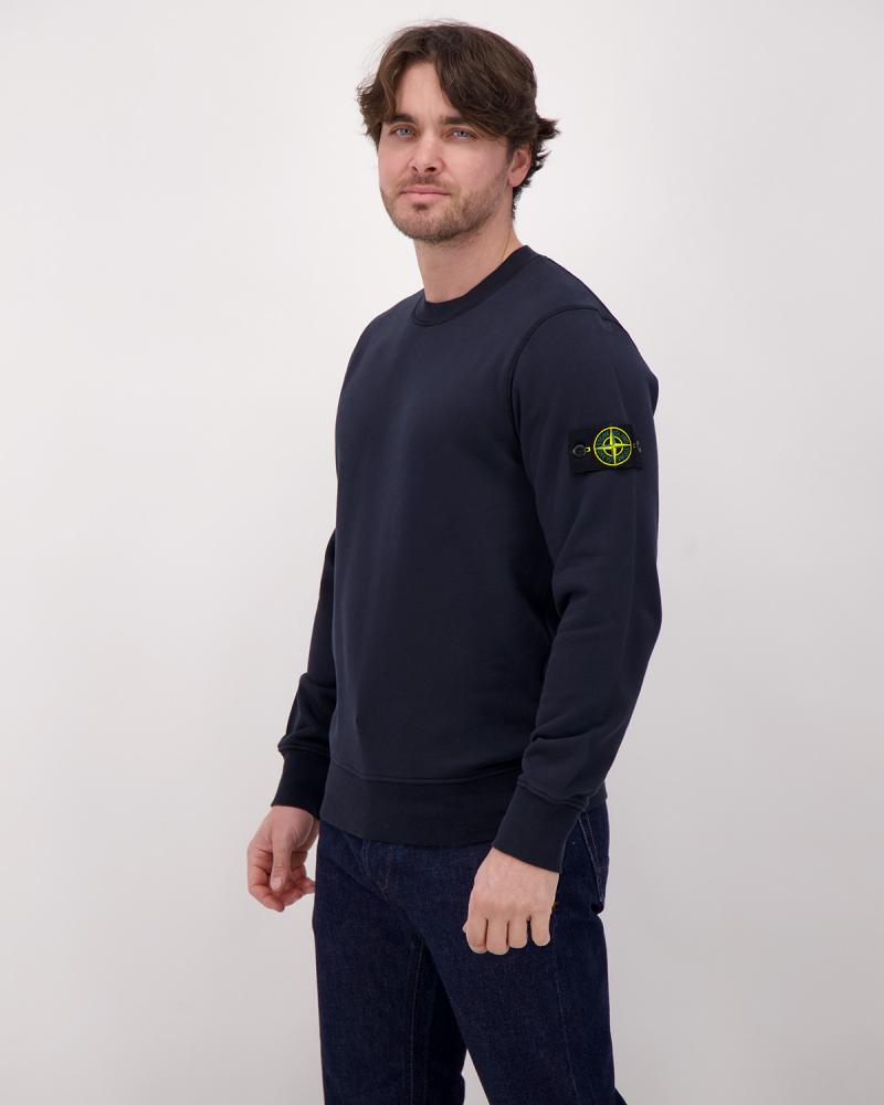 SWEAT STONE ISLAND 6100060 0020 MARINE ORGANIC COTTON FLEECE  610051 MARINE