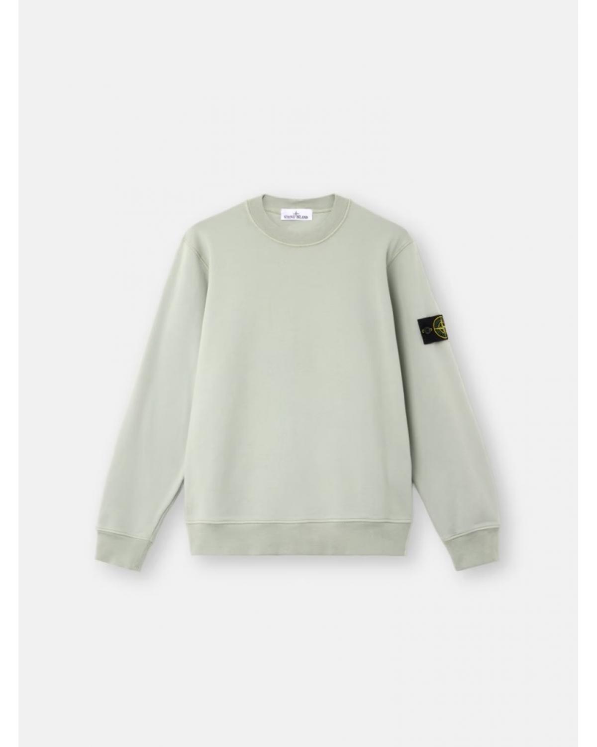 SWEAT STONE ISLAND 6100060 0055 ORGANIC COTTON FLEECE  610051VERT