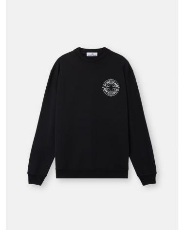  SWEAT STONE ISLAND  61000-01 0029 IMPRIME Outline Compass NOIR
