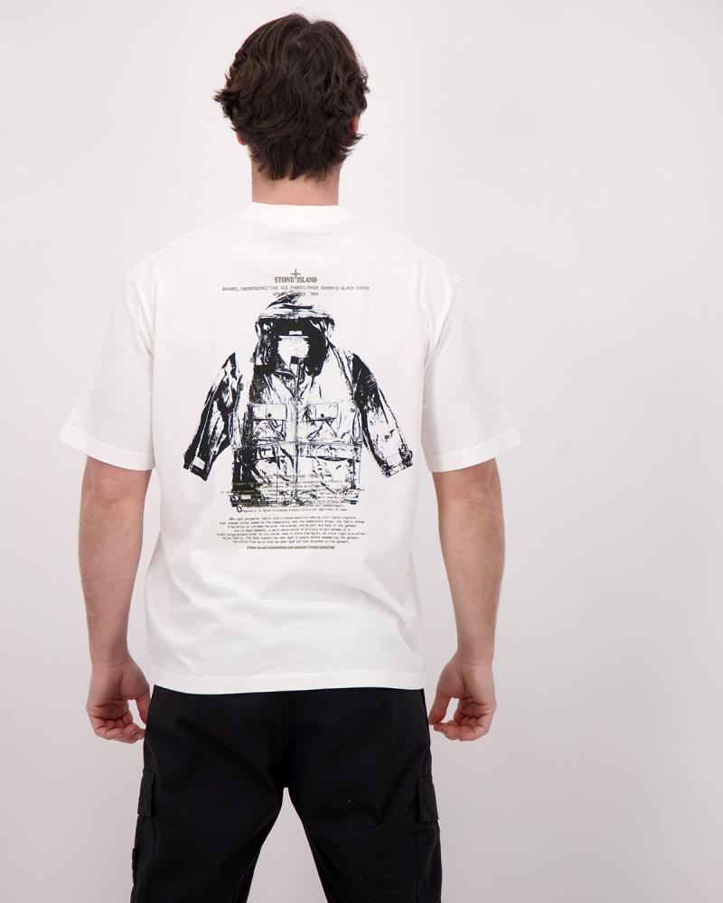 TEE SHIRT STONE ISLAND 2100023 S091 0001 BLANC