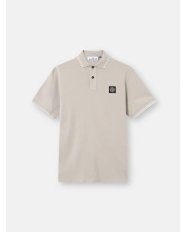 POLO STONE ISLAND MC 22000 10 S0017  0061 GRIS CLAIR