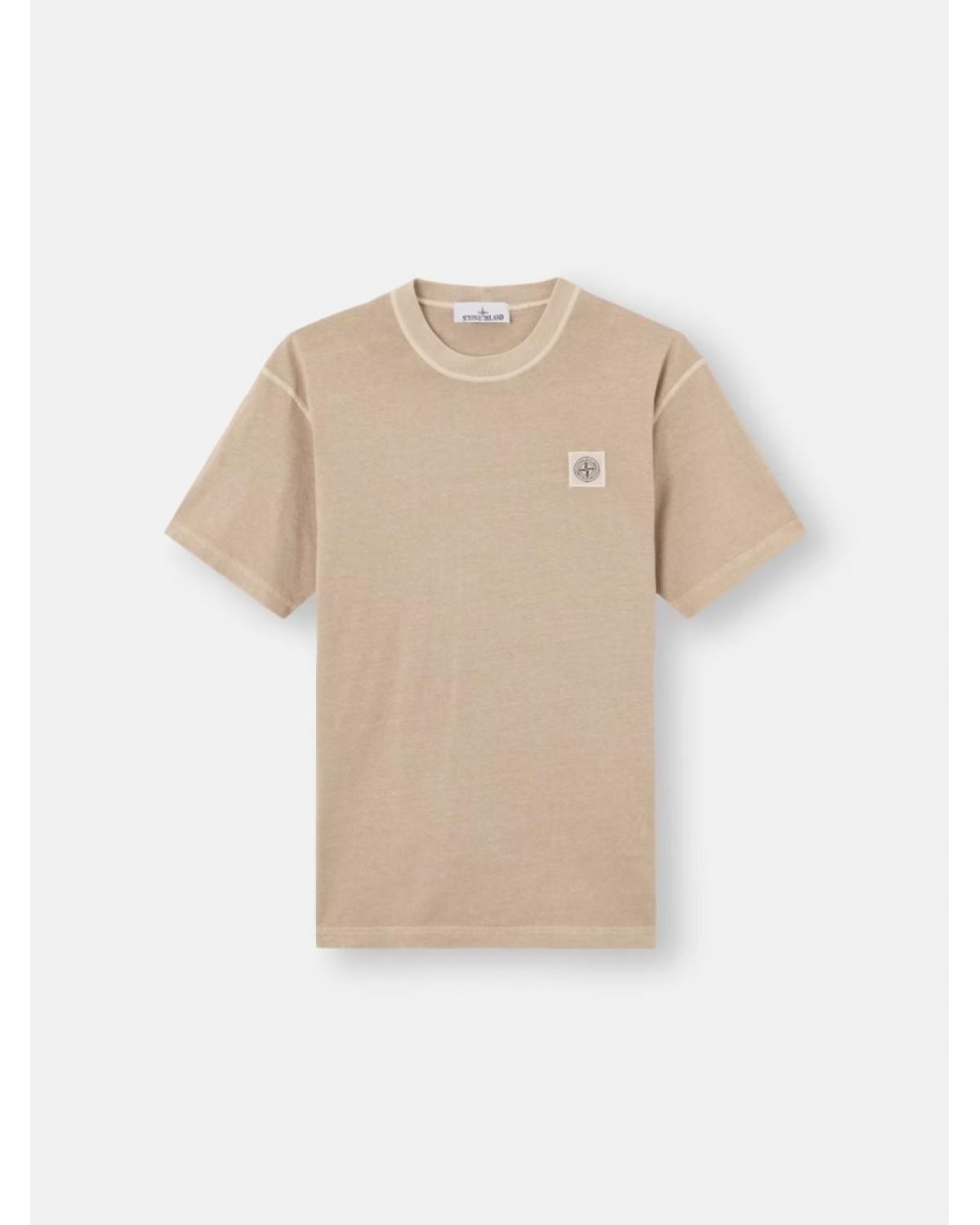 TEE SHIRT STONE ISLAND 2100026 019A DESERT BEIGE