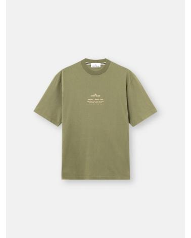TEE SHIRT STONE ISLAND 21000001  005G VERT MILITAIRE