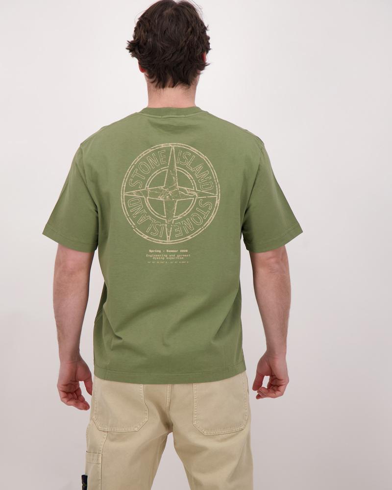 TEE SHIRT STONE ISLAND 21000001  005G VERT MILITAIRE