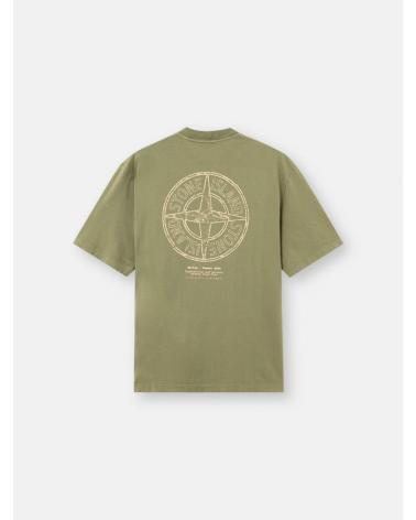 TEE SHIRT STONE ISLAND 21000001  005G VERT MILITAIRE
