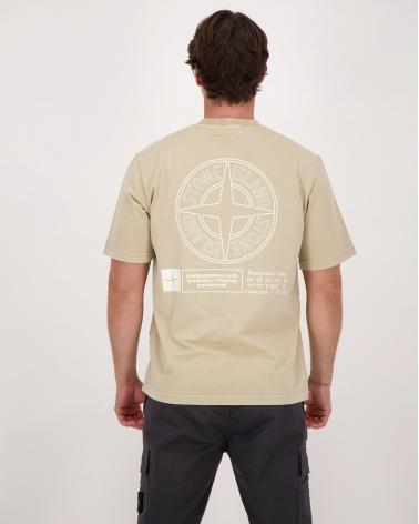 TEE SHIRT STONE ISLAND 2100037  009A DESERT BEIGE
