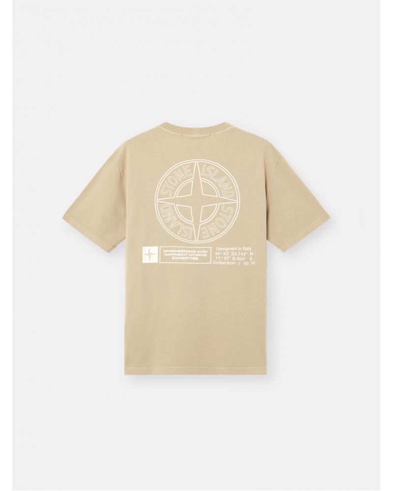 TEE SHIRT STONE ISLAND 2100037  009A DESERT BEIGE