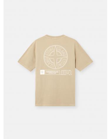 TEE SHIRT STONE ISLAND 2100037  009A DESERT BEIGE
