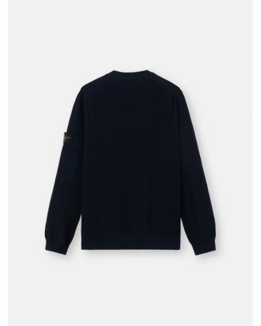 MAILLE COL ROND STONE ISLAND 5100029 S00B5 MARINE