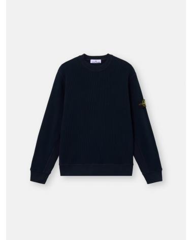 SWEAT 6100056 ORGANIC COTTON WAFFLE FLEECE MARINE  