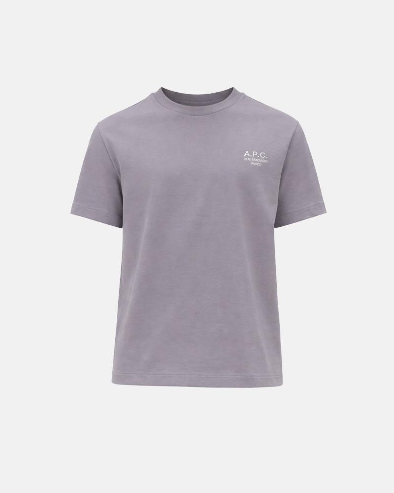 TEE SHIRT A.P.C. RUE MADAME GRIS BLANC