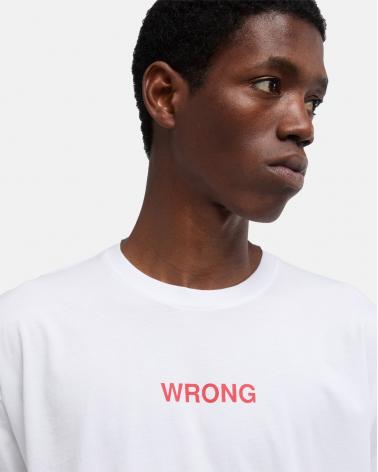 TEE SHIRT ASPESI WRONG BLANC