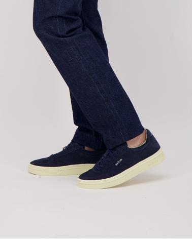 BASKET GHOUD  PADS  U04 SUEDE MARINE