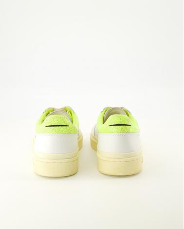 BASKET  GHOUD PADS SC02 BRUSHED  BLANC/JAUNE