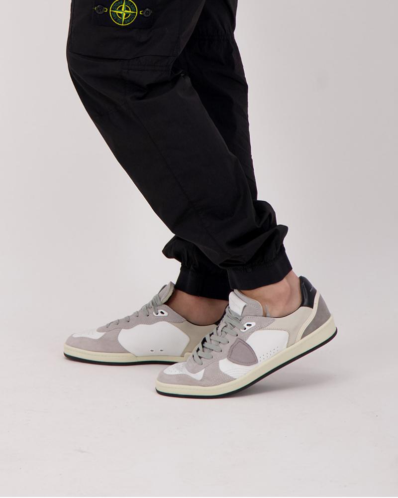 BASKET PHILIPPE MODEL PIGALLE  VD03 VEAU/DAIM/BLANC/NOIR