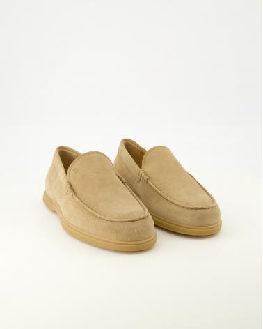 MOCASSIN PANTOFOLA GOMMA BEIGE