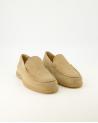 MOCASSIN PANTOFOLA GOMMA BEIGE