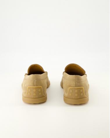 MOCASSIN PANTOFOLA GOMMA BEIGE