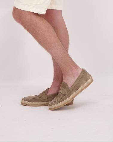 MOCASSIN TOD'S CUIR VELOURS BEIGE