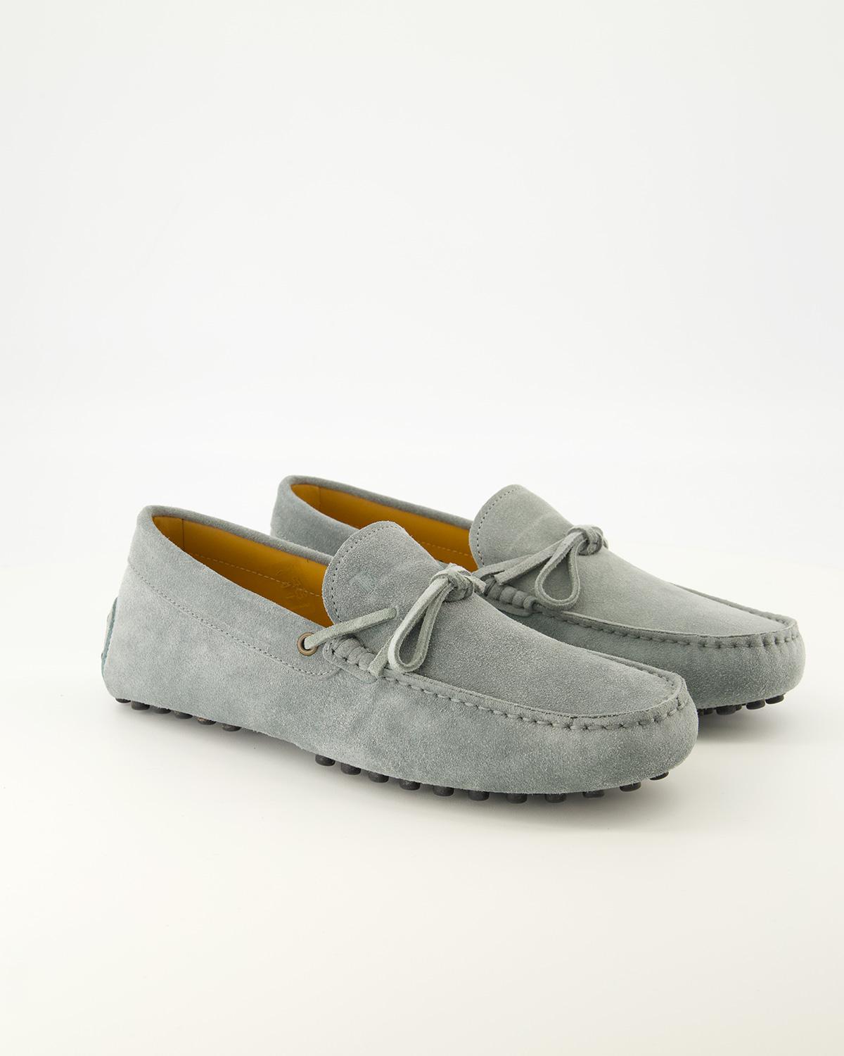 MOCASSIN TOD'S GOMMINO LACCETTO GRIS CLAIR