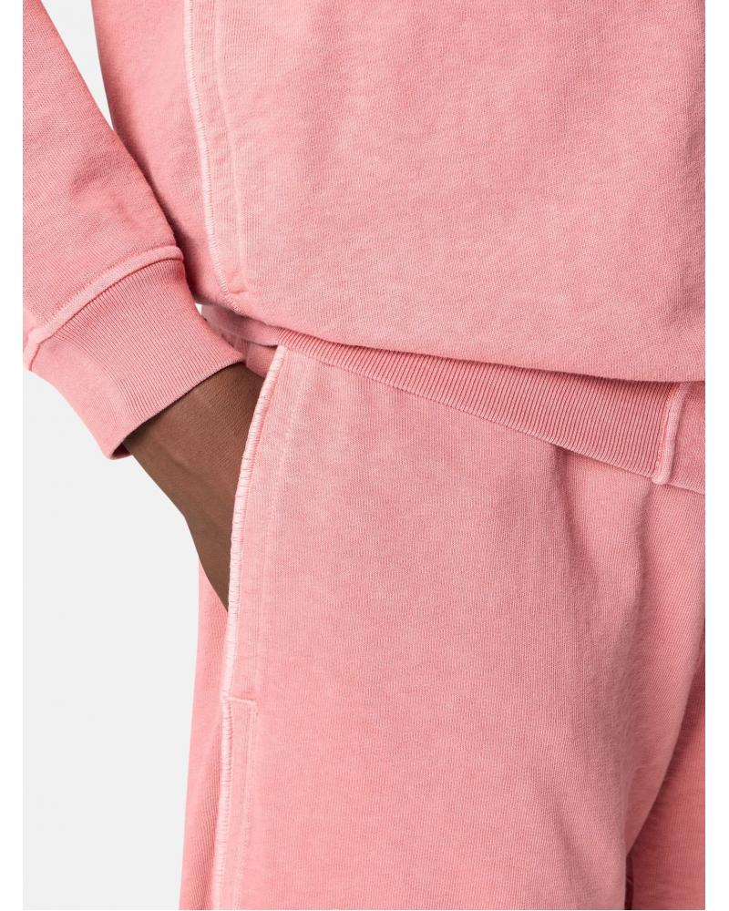BERMUDA STONE ISLAND 6200014 018G  MALFILÉ FLEECE 'OLD' EFFECT OLEANDER ROSE