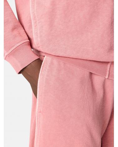BERMUDA STONE ISLAND 6200014 018G  MALFILÉ FLEECE 'OLD' EFFECT OLEANDER ROSE