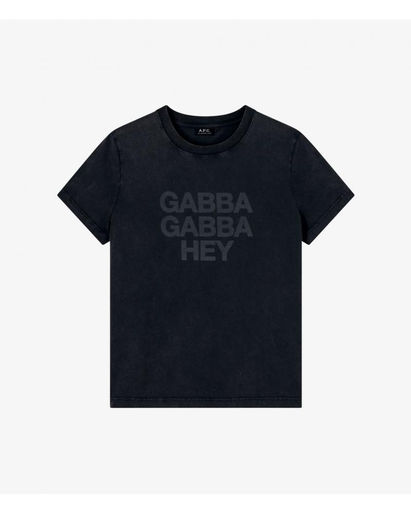 TEE SHIRT A.P.C.  GABBA GABBA  NOIR