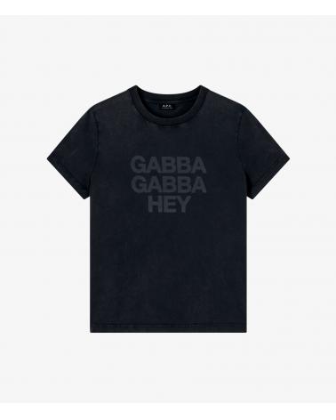 TEE SHIRT A.P.C.  GABBA GABBA  NOIR