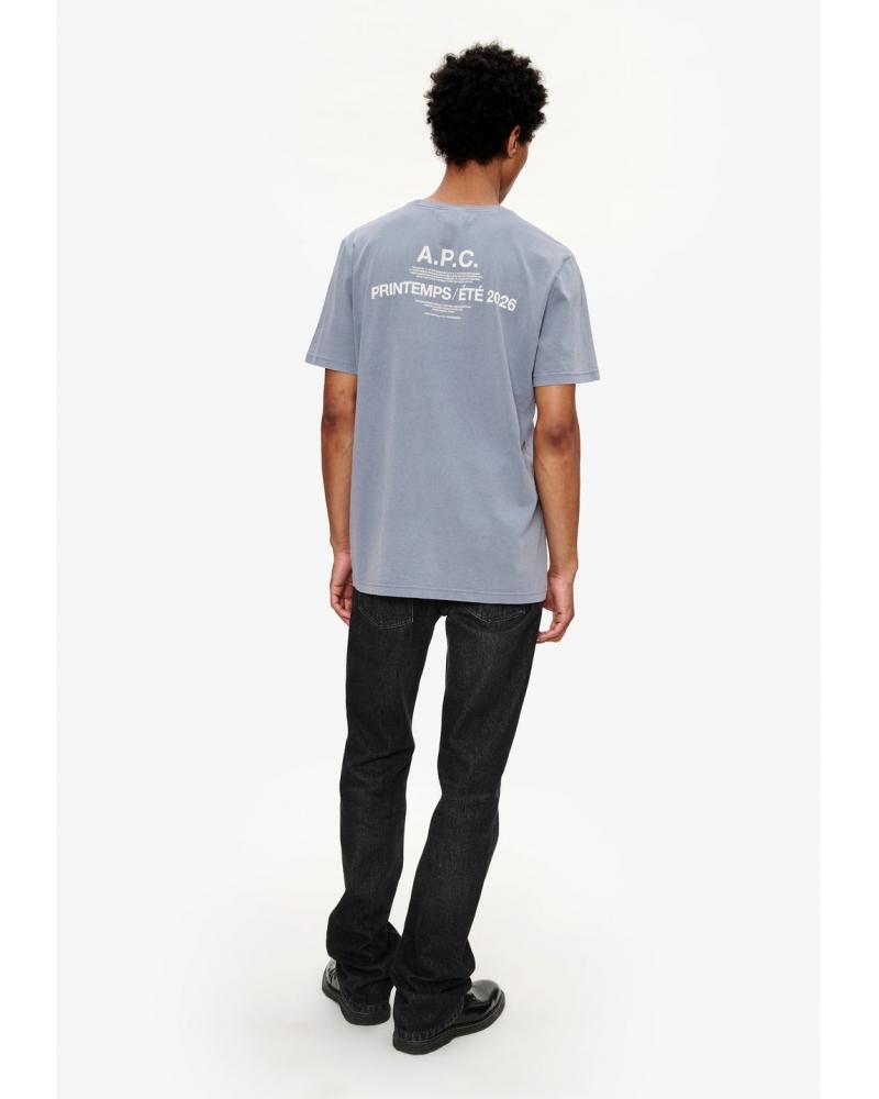 TEE SHIRT A.P.C. PRINTEMPS 2026 BLEU