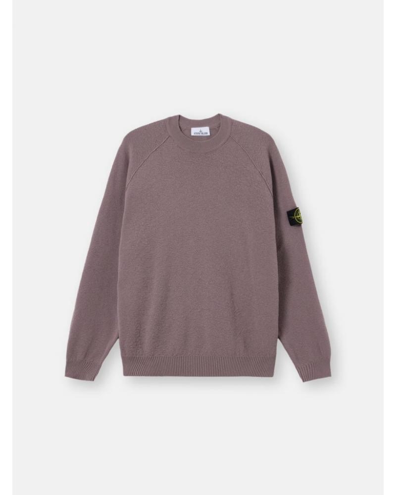 PULL COL ROND STONE ISLAND 5100020 008F PURPLE GREY 