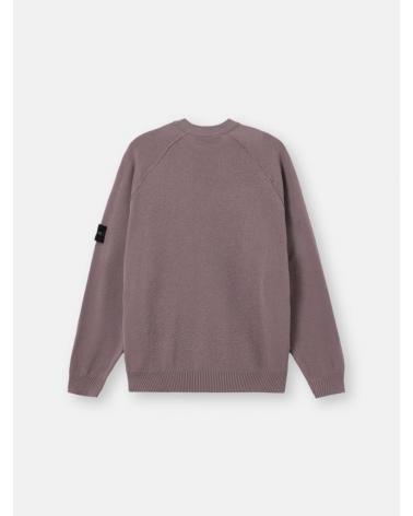 PULL COL ROND STONE ISLAND 5100020 008F PURPLE GREY 