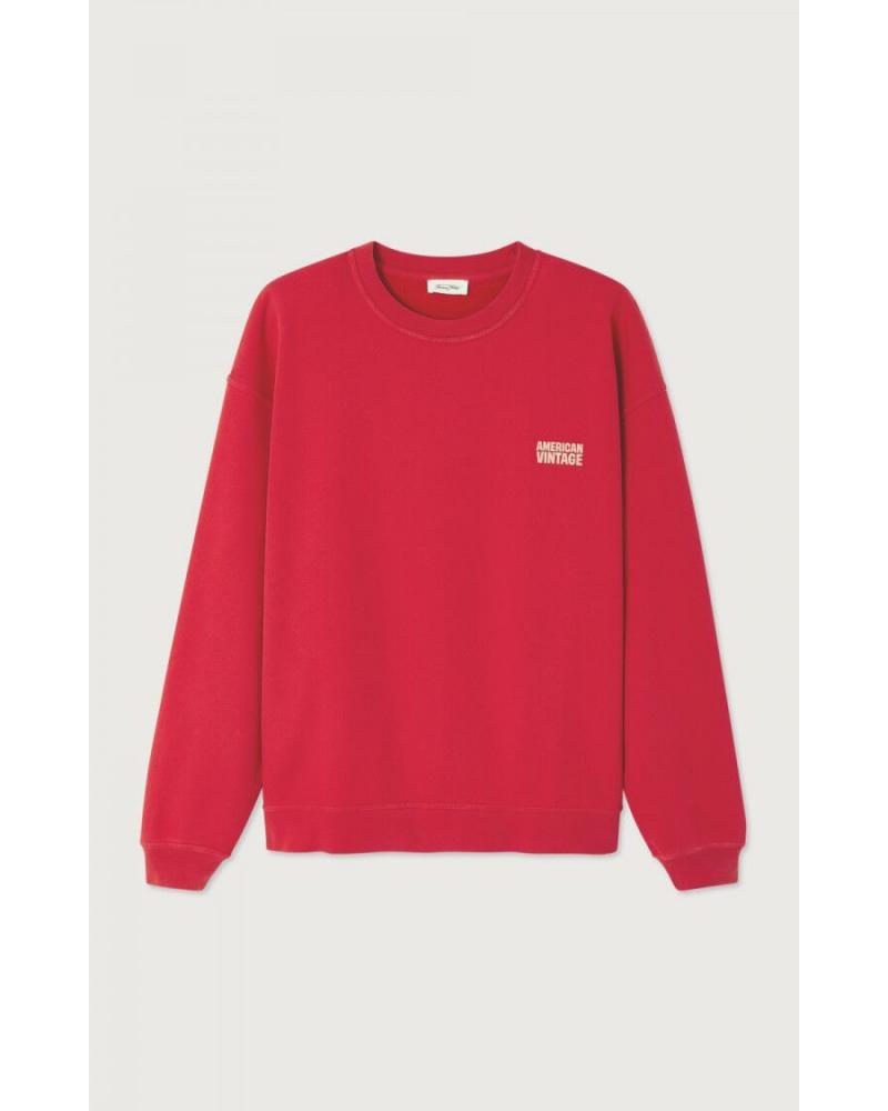 SWEAT AMERICAN VINTAGE COQUELICOT ROUGE