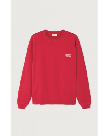 SWEAT AMERICAN VINTAGE COQUELICOT ROUGE