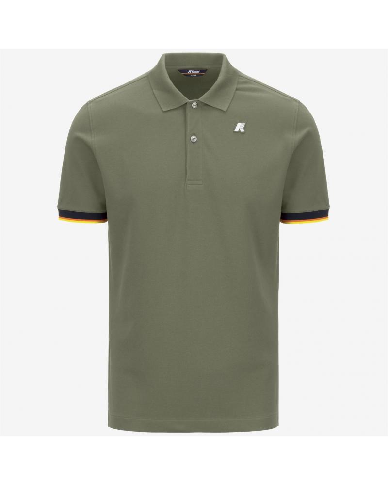 POLO  K-WAY VINCENT GREEN LICHEN