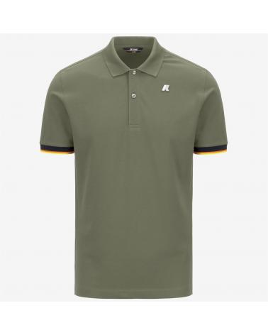 POLO  K-WAY VINCENT GREEN LICHEN
