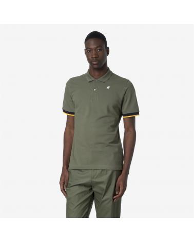 POLO  K-WAY VINCENT GREEN LICHEN